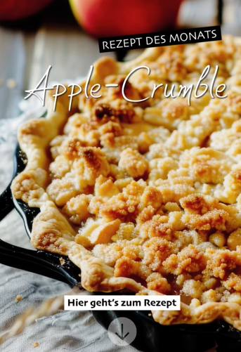 Apfel-Crumble Apfelkuchen Rezept Miller Haus & Co.