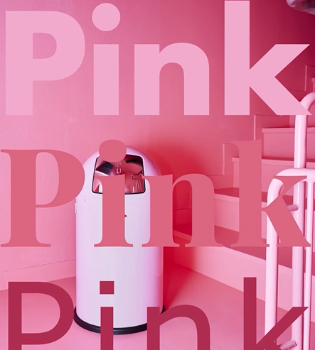 Haushaltswaren pink rosa mülleimer Aufbewahrung